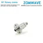 Single Channel RF Rotary Joint Operating to 18 GHz, SMA Female to SMA Female Straight Adapter