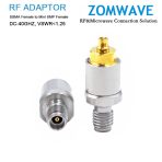 SSMA Female to Mini SMP (SMPM/GPPO) Female Stainless Steel Adapter, 40GHz