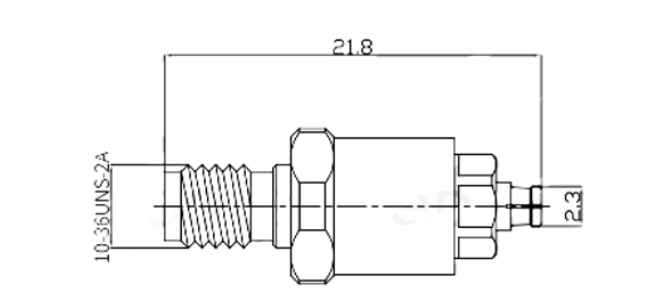 SSMA Female to Mini SMP (SMPM/GPPO) Female Stainless Steel Adapter, 40GHz