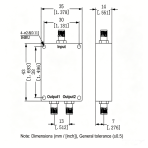 2 Way SMA Power Divider from 0.8 GHz to 2.7 GHz Rated at 30 Watts