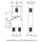 2 Way SMA Power Divider from 6 GHz to 18 GHz Rated at 20 Watts