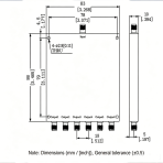 6 Way SMA Power Divider from 2 GHz to 8 GHz Rated at 30 Watts