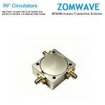 High Power Circulator with 20 dB lsolation from 400 MHz to 430 MHz, 150 Watts and SMA Female