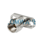 1.85mm Female Field Replaceable Flange Mount Connector, 2 Hole (Accepts Ø.012)