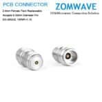 2.4mm Female Field Replaceable Connector, Accepts 0.30mm Diameter Pin, 50G