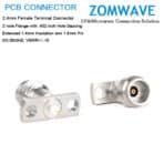 2.4mm Female Terminal, 2 hole Flange with .402 inch Hole Sapcing,50GHZ