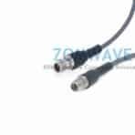 2.4mm Female to 2.92mm Female Flexible ZCXN 3507 Cable,40GHZ