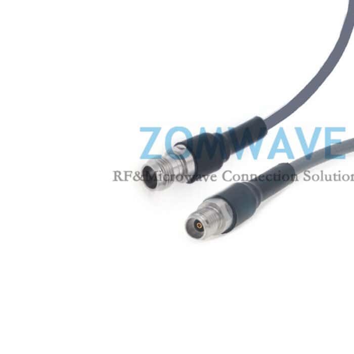 2.4mm Female to 2.92mm Female Flexible ZCXN 3507 Cable,40GHZ