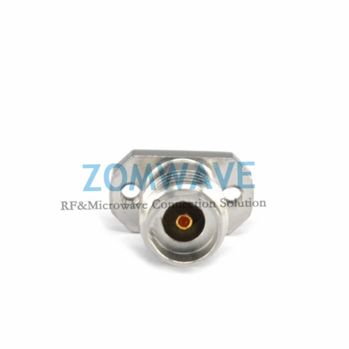 2.92mm Female Solderless Compression Mount(Stripline), 2 hole Flange with .282