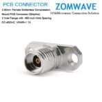 2.92mm Female Solderless Compression Mount(Stripline), 2 hole Flange with .480