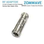 75 Ohm N Female to 50 Ohm N Female Stainless Steel Adapter, 6GHz