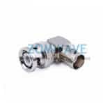 BNC Male to BNC Female Right Angle Adapter, 4GHz