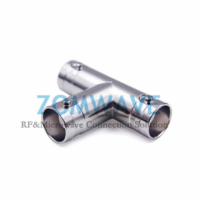 BNC Tee Adapter, One BNC Female toTWo BNC Female, 1GHz