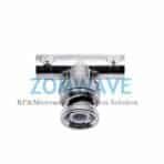 BNC Tee Adapter, One BNC Male toTwo BNC Female, 1GHz