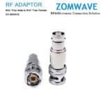 BNC Triax Male to BNC Female Adapter, 500MHz