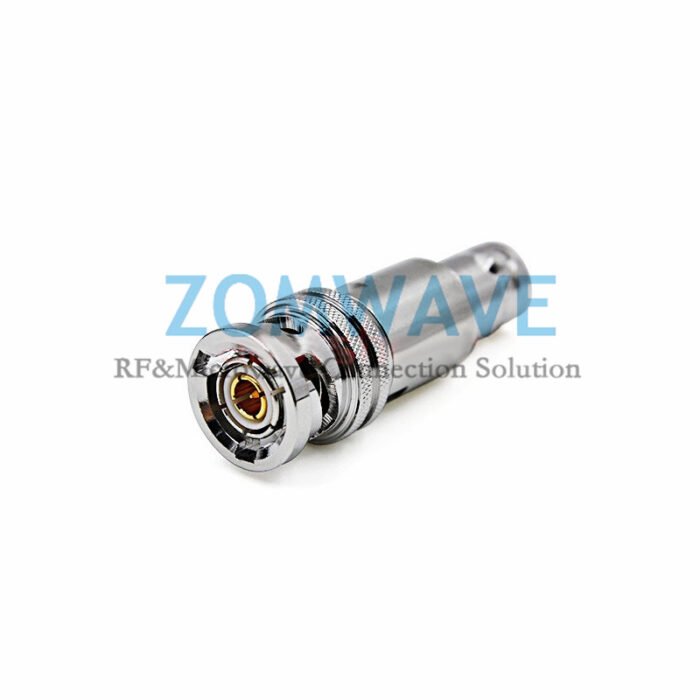 BNC Triax Male to BNC FemaleAdapter, 500MHz