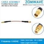 MCX Male to MCX Female, RG316 Cable, 6GHz