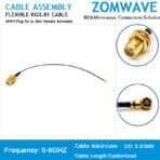 ZOMWAVE Custom RF and IPEX Cable Assemblies for Solutions