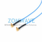 Mini SMP(GPPO) Female RA to Mini SMP(GPPO) Female RA, Flexible.047''_SS047,26.5G