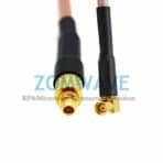 MMCX Male to MMCX Female Right Angle, RG316 Cable, 6GHz