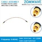 MMCX Male to MMCX Male, RG316 Cable, 6GHz