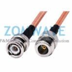 N Type Female to BNC Male, RG142 Cable, 4GHz