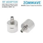 NMD1.85mm Female to 2.4mm Female Stainless Steel Adapter, 50GHz