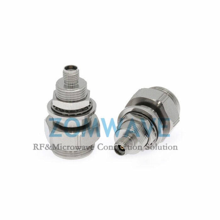 NMD3.5mm Male to 3.5mm Female Bulkhead Stainless Steel Adapter,33GHZ
