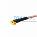 N Type Female Bulkhead Waterproof to MMCX Female Right Angle, RG316 Cable, 6GHZ