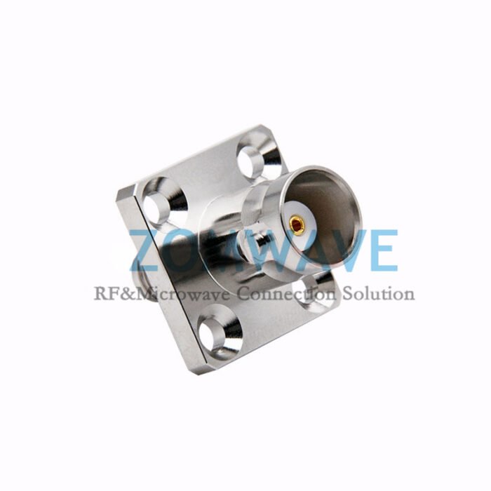 SMA Female to BNC Female 4 holeFlange Waterproof Adapter, 4GHz
