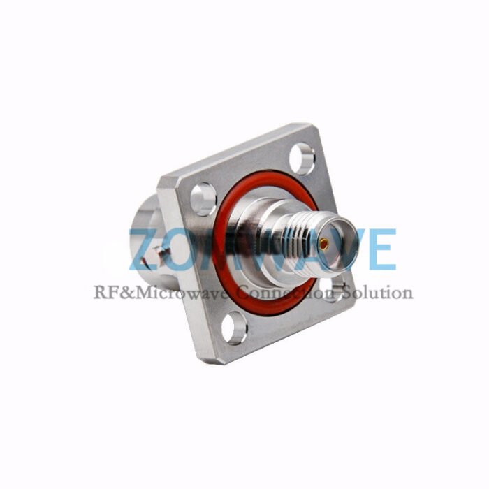 SMA Female to BNC Female 4 holeFlange Waterproof Adapter, 4GHz