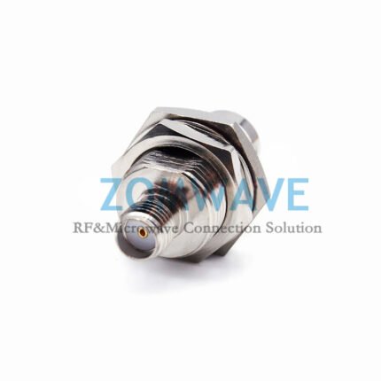 SMA Female to BNC Female RearMount Waterproof Adapter, 4GHz