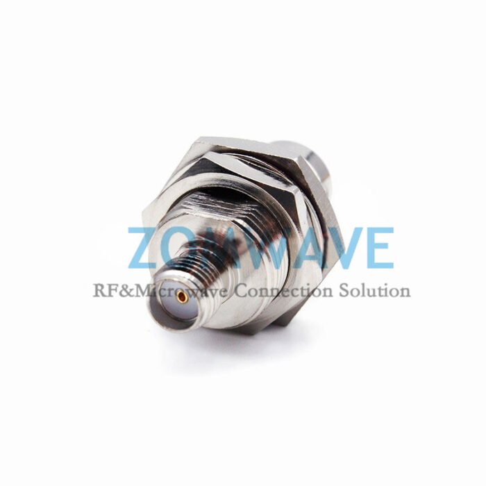 SMA Female to BNC Female RearMount Waterproof Adapter, 4GHz