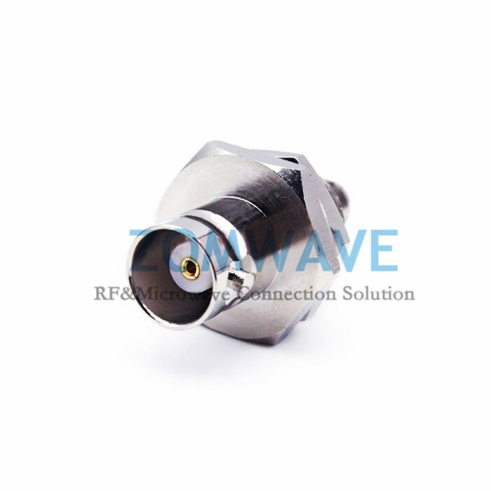 SMA Female to BNC Female RearMount Waterproof Adapter, 4GHz