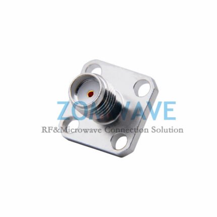 SMA Female to MCX Female Adapter4 hole Flange, 6GHz