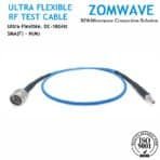 SMA Female to N Male Ultra Flexible RF Test Cable,Low Loss Phase-Stable,18GHZ