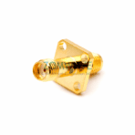 SMA Female to SMA Female Adapter4-hole Flange, 6GHz