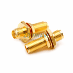 SMA Female to SMA Female Bulkhead Waterproof Adapter, 22.1mm Length,6GHZ