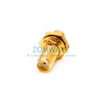 SMA Female to SMA Female Bulkhead Waterproof Adapter, 22.1mm Length,6GHZ