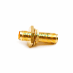 SMA Female to SMA Female Bulkhead Waterproof Adapter, 22.1mm Length,6GHZ