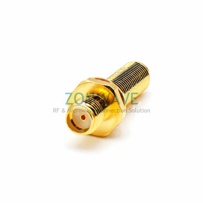 SMA Female to SMA Female Bulkhead Waterproof Adapter, 375mm Length,18GHZ