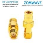 SMA Female to SMB Female Adapter, 4GHz