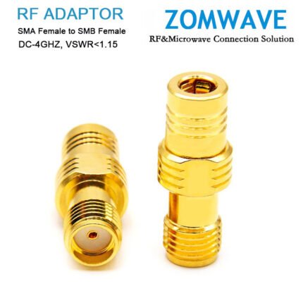 SMA Female to SMB Female Adapter, 4GHz