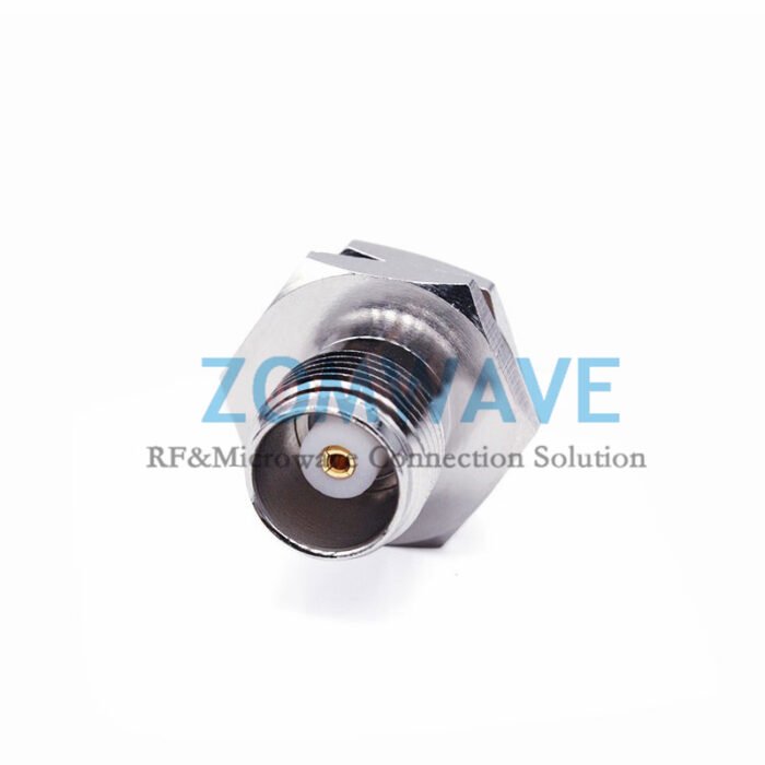 SMA Female to TNC Female Rear Mount Waterproof Adapter, 6GHz