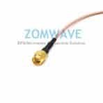 SMA Male to BNC Female Bulkhead Waterproof, RG316 Cable, 4GHz