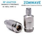 SMA Male to N Type Female Stainless Steel Adapter, 18GHz