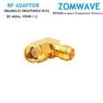 SMA Male to SMA Female Right Angle Adapter, 6GHz