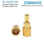 SMA Male to SSMC Female Adapter,6GHZ