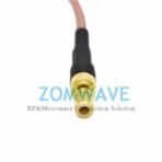 SMB Jack to MCX Male Right Angle, RG316 Cable, 4GHz