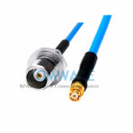 SMP(GPO) Female to TNC Female Bulkhead Waterproof,Formable .086''_RG405,6GHZ